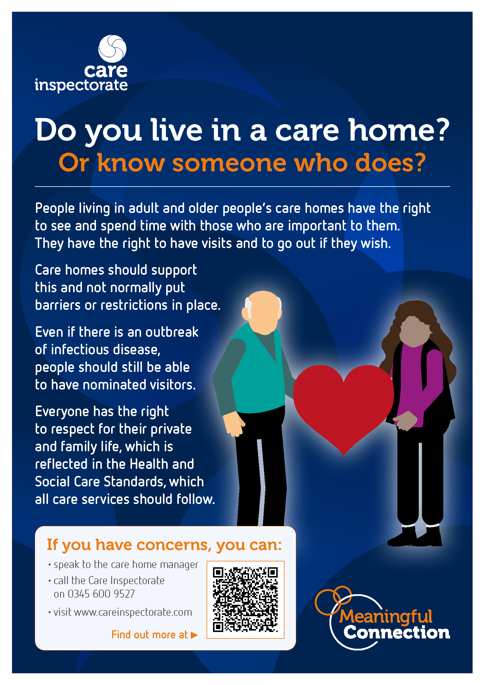 Do you live in a care home poster