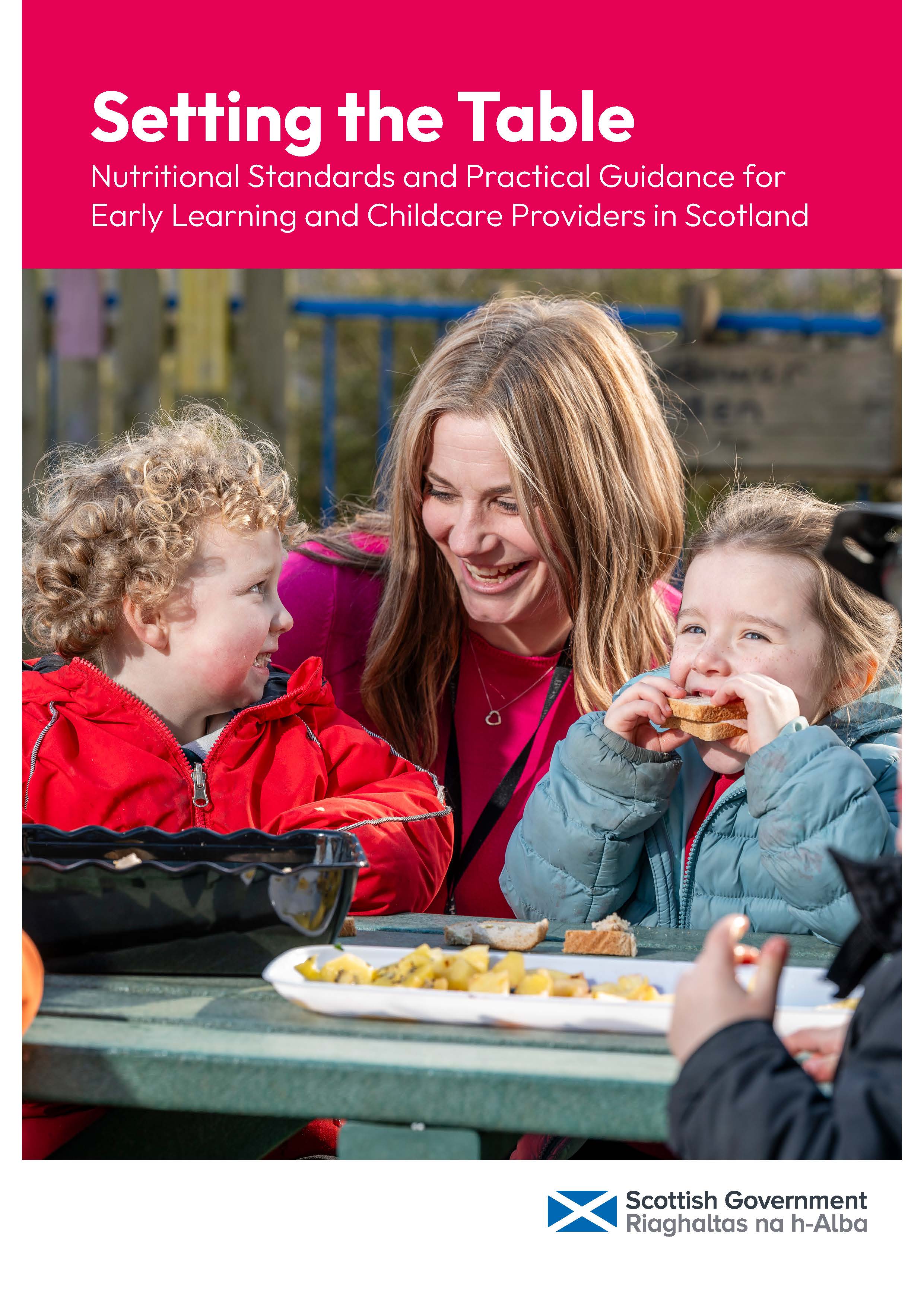 Setting the Table: Nutritional standards and practical guidance for early learning and childcare providers in Scotland 