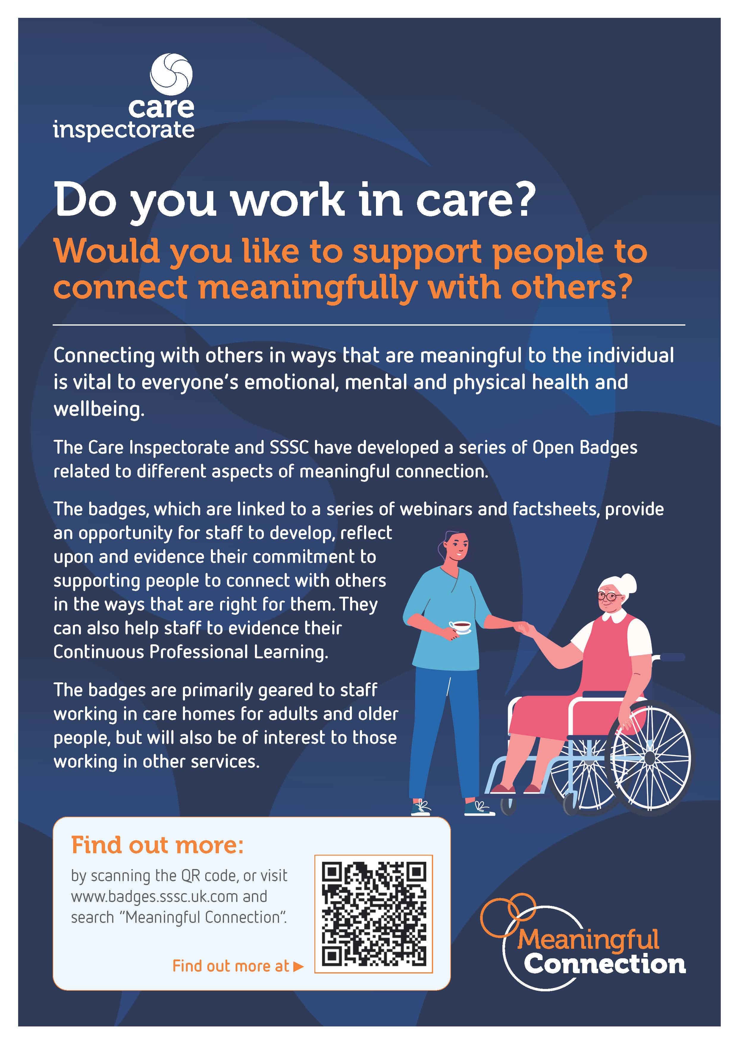 Do you work in care poster