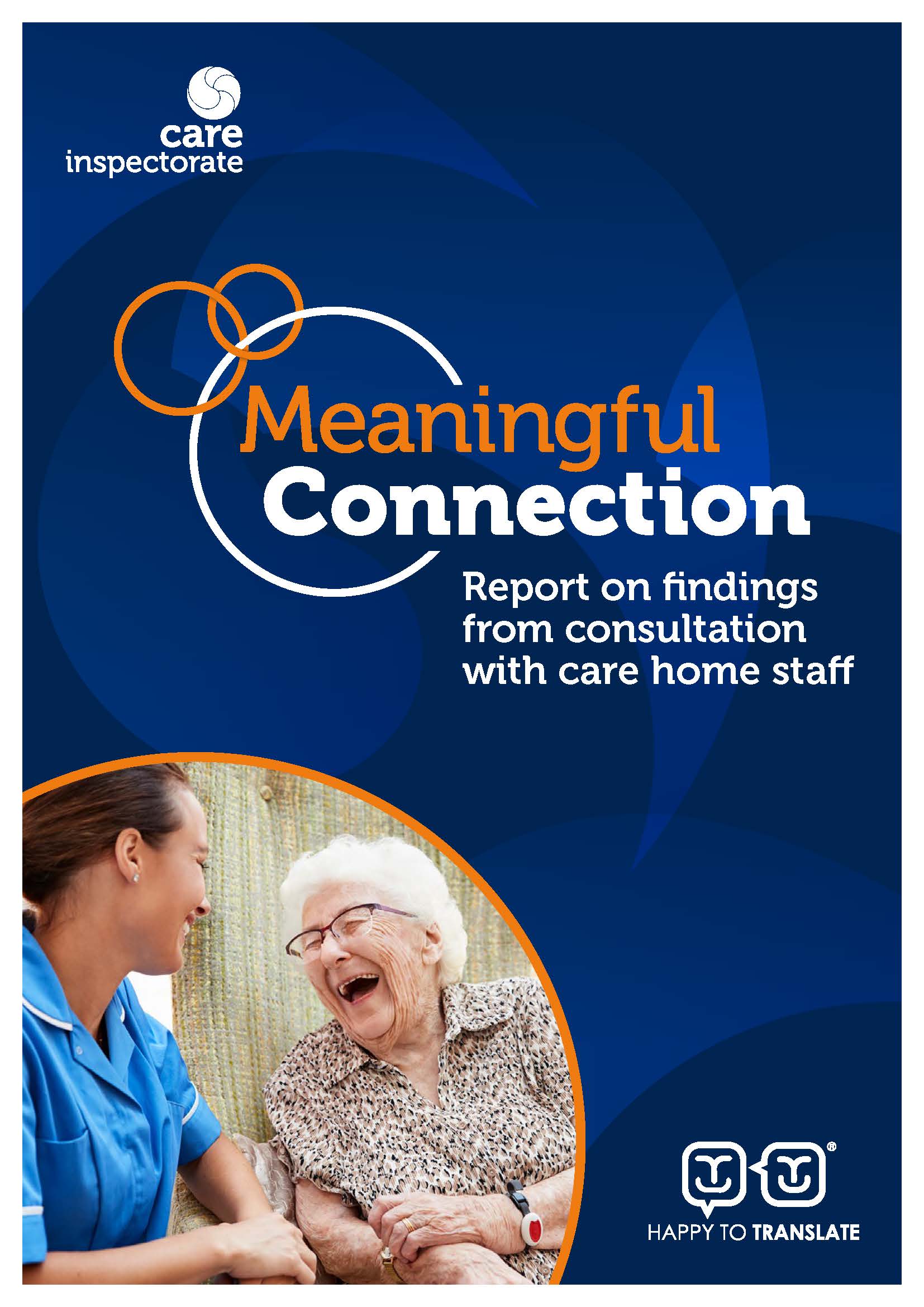 Report on findings from consultation with care home staff